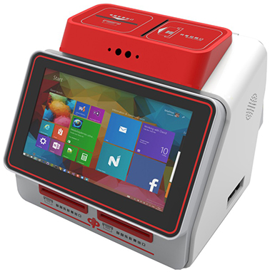 Desktop self-service lottery machine Desktop self-service lottery machine