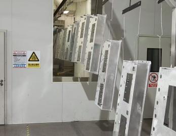 Sheet metal spraying